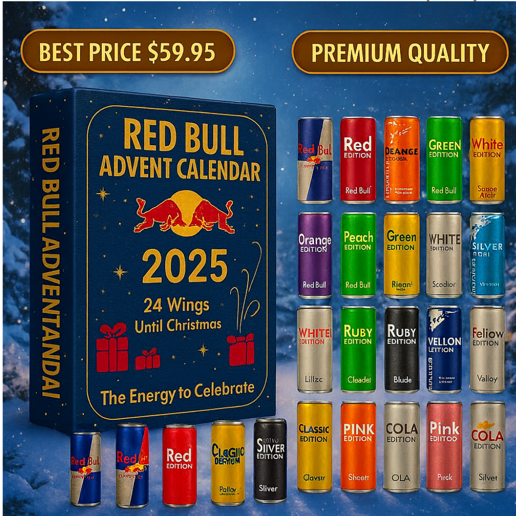 Red Bull Advent Calendar -2D Acrylic