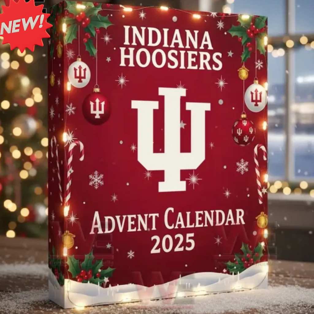 RELEASED Indiana Hoosiers Football Advent Calendar -2D Acrylic