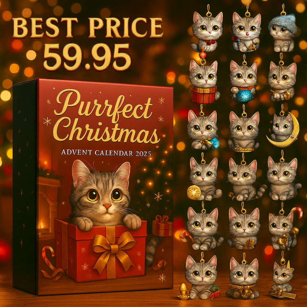 Purrfect Cat Advent Calendar -2D Acrylic