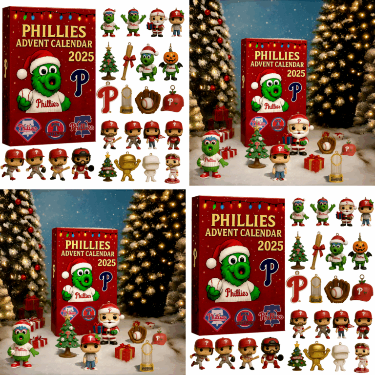 Philadelphia Phillies Advent Calendar 2025 -2D Acrylic