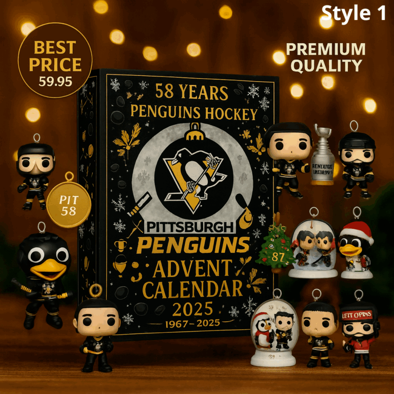 Pittsburgh Penguins Advent Calendar -2D Acrylic
