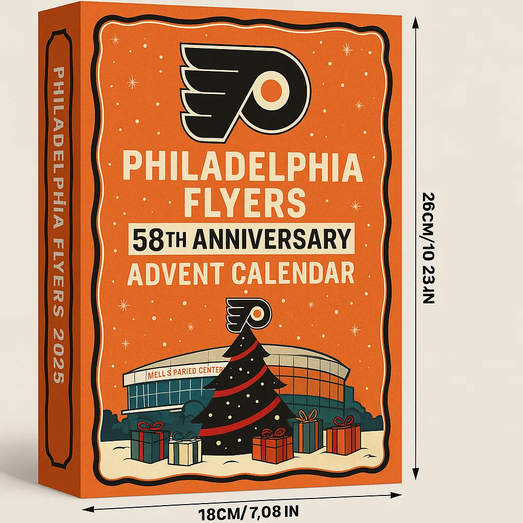 Philadelphia Flyers 58th Anniversary Advent Calendar 2025 -2D Acrylic