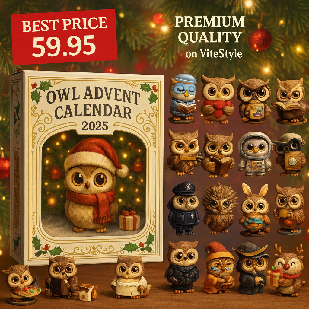 Owl Advent Calendar 2025 -2D Acrylic
