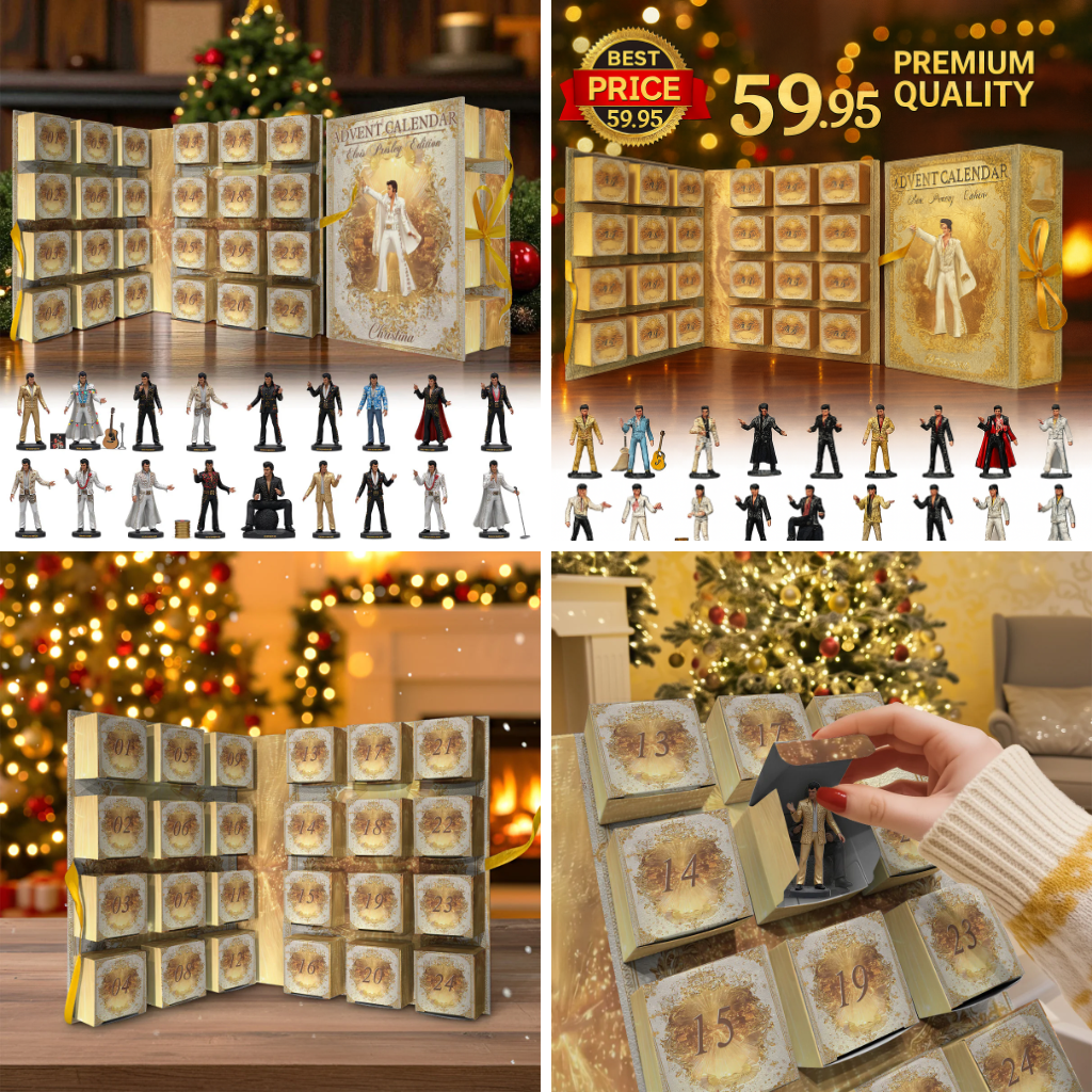 Personalized King of Rock and Roll Advent Calendar -2D Acrylic