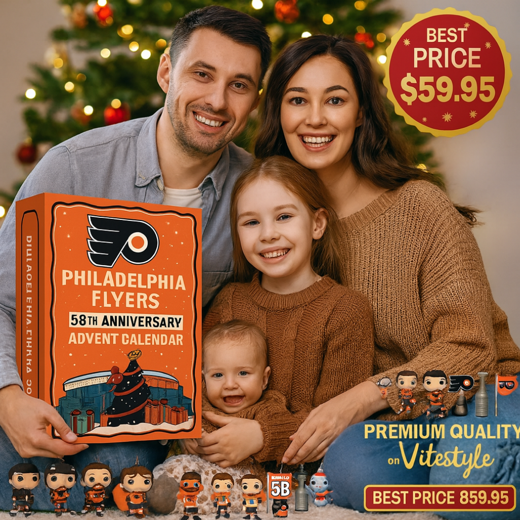 Philadelphia Flyers 58th Anniversary Advent Calendar 2025 -2D Acrylic