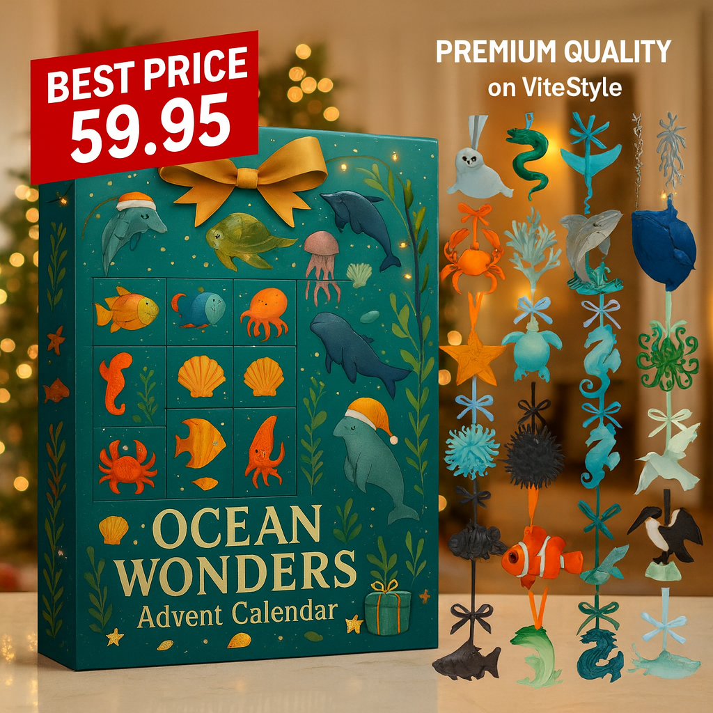 Ocean Wonders Advent Calendar 2025 -2D Acrylic