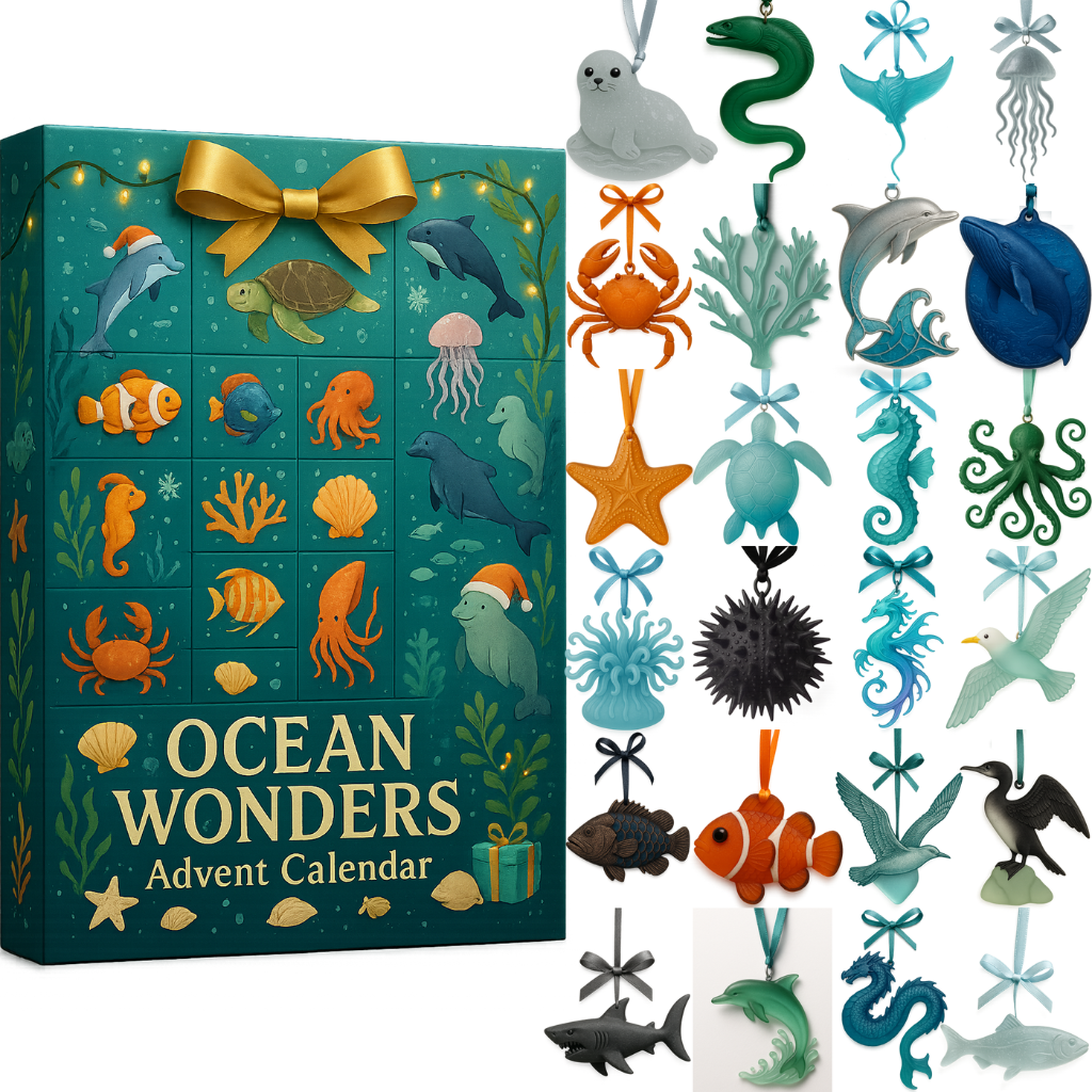Ocean Wonders Advent Calendar 2025 -2D Acrylic