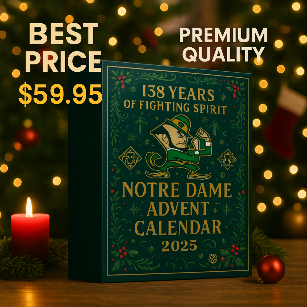 Notre Dame Fighting Irish Advent Calendar -2D Acrylic