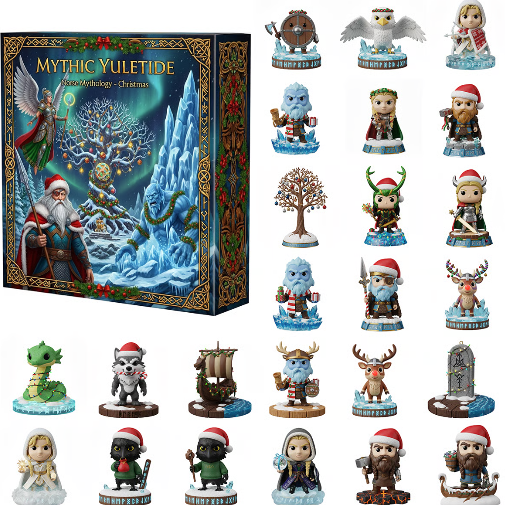 Norse Mythology Advent Calendar -2D Acrylic
