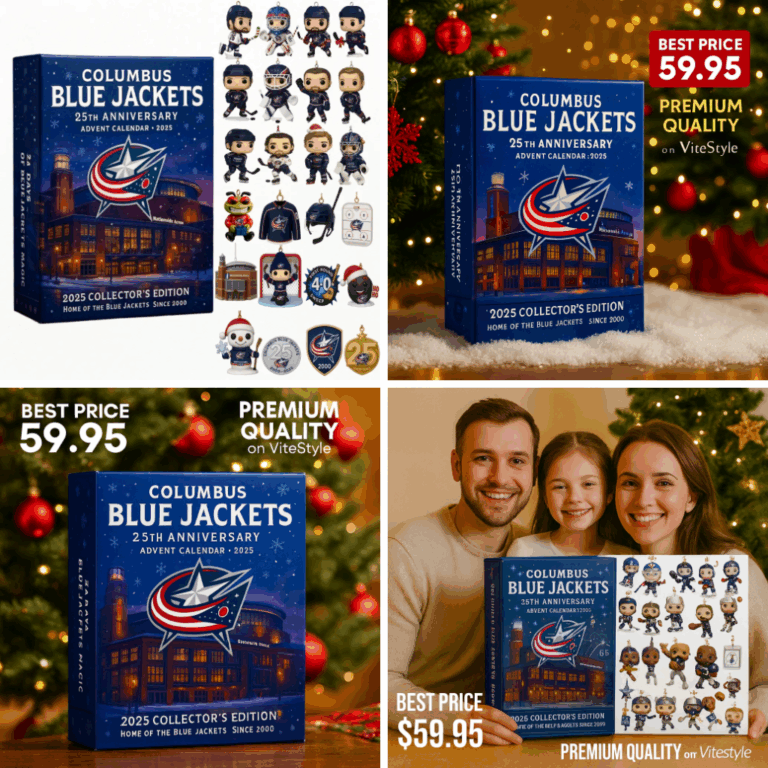 NEWEST Columbus Blue Jackets Advent Calendar 2025 -2D Acrylic