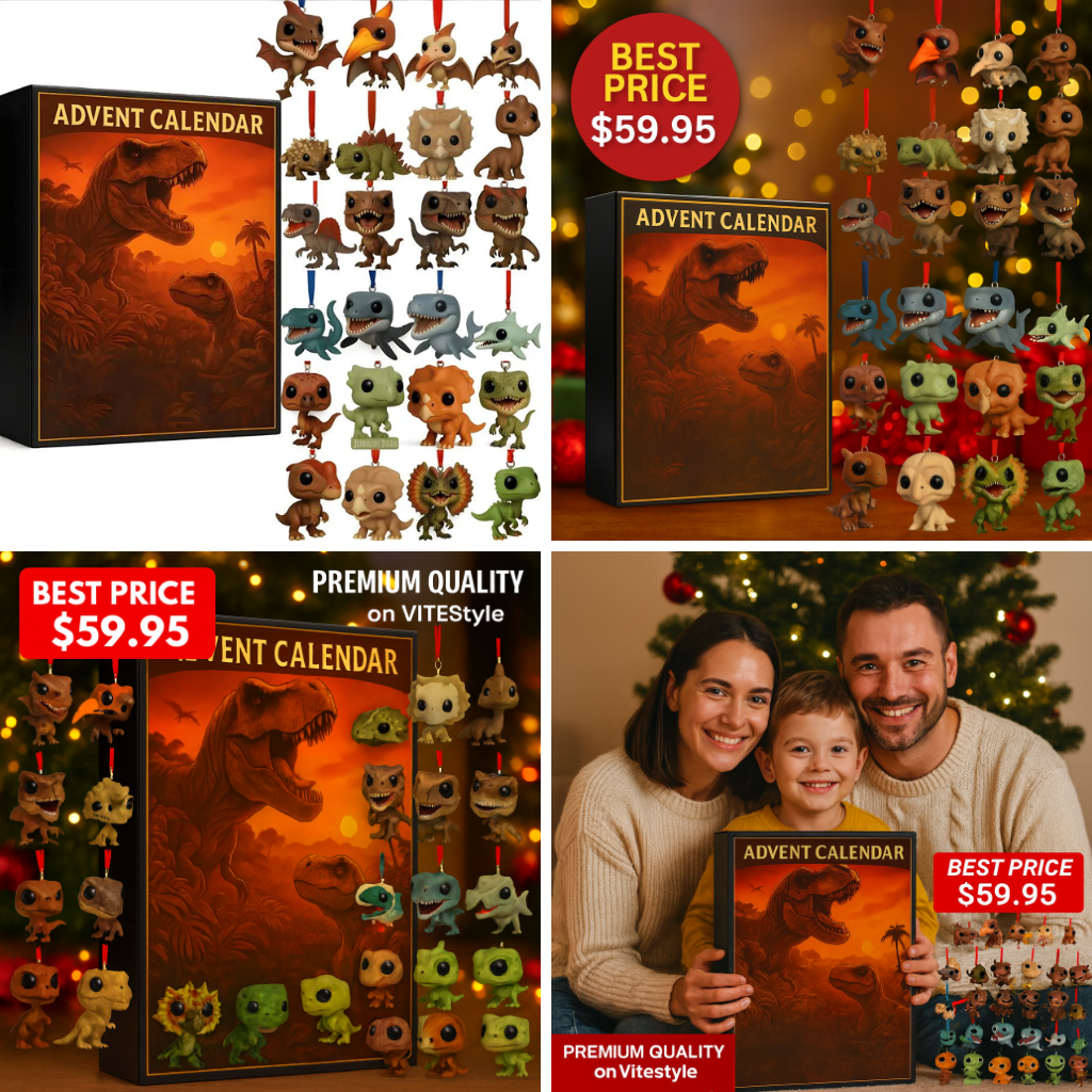 NEWEST Jurassic Park Advent Calendar 2025 -2D Acrylic