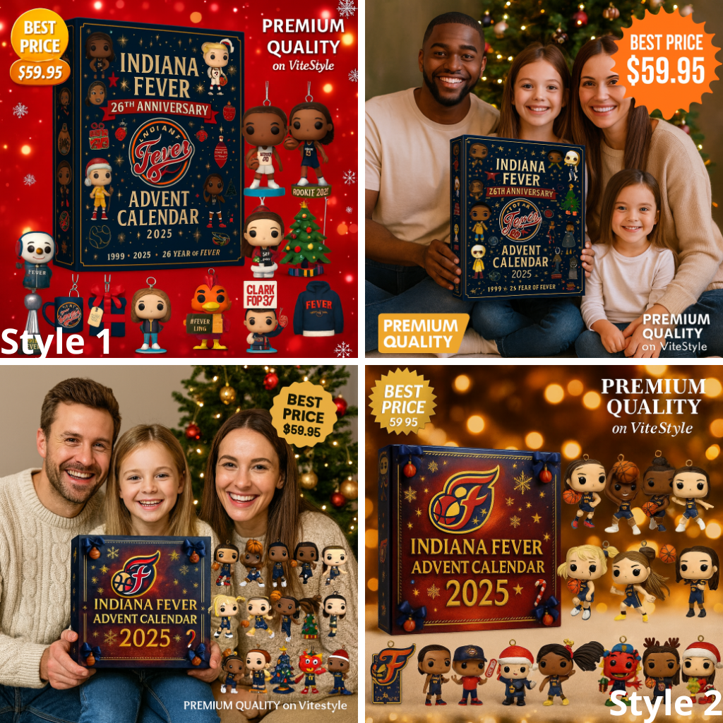 NEWEST Indiana Fever Advent Calendar -2D Acrylic