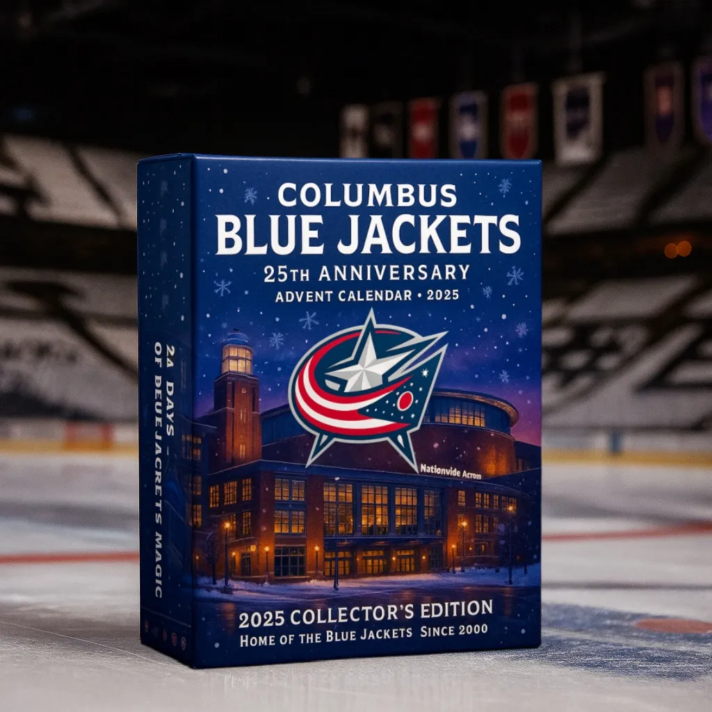 NEWEST Columbus Blue Jackets Advent Calendar 2025 -2D Acrylic