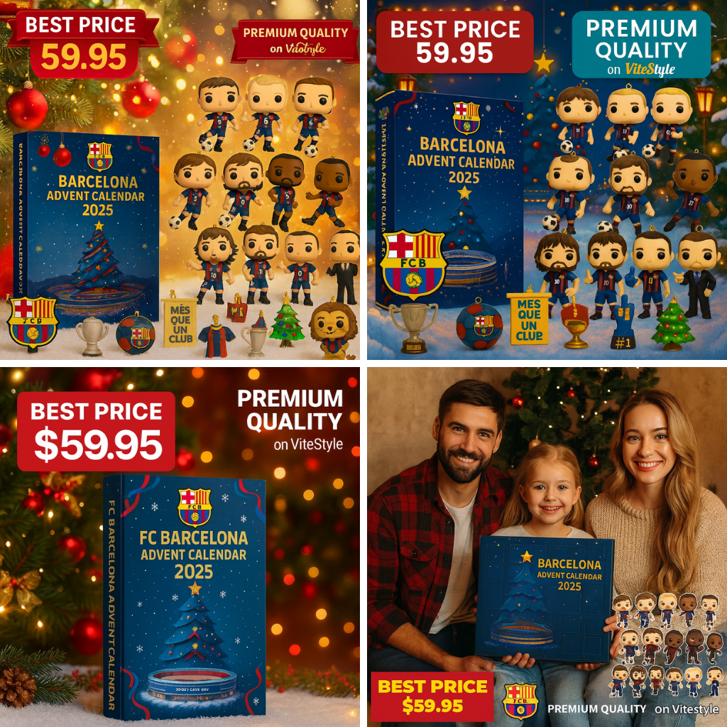 NEWEST FC Barcelona Advent Calendar -2D Acrylic