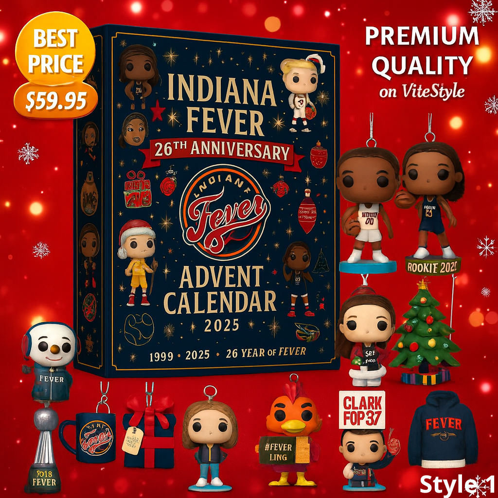NEWEST Indiana Fever Advent Calendar -2D Acrylic