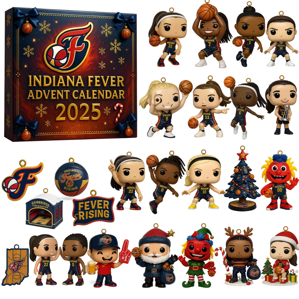 NEWEST Indiana Fever Advent Calendar -2D Acrylic