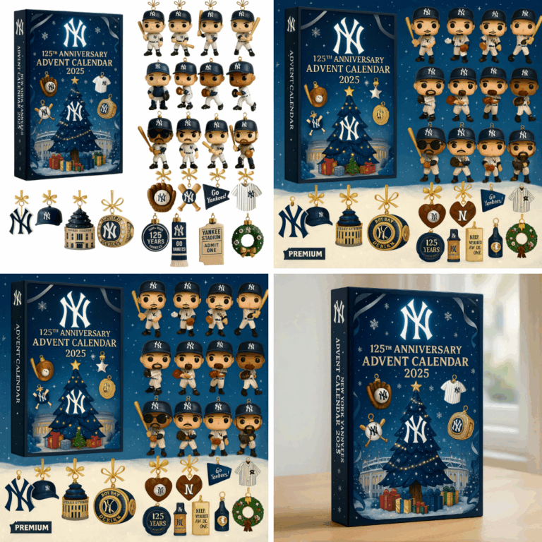 New York Yankees Advent Calendar 2025 -2D Acrylic