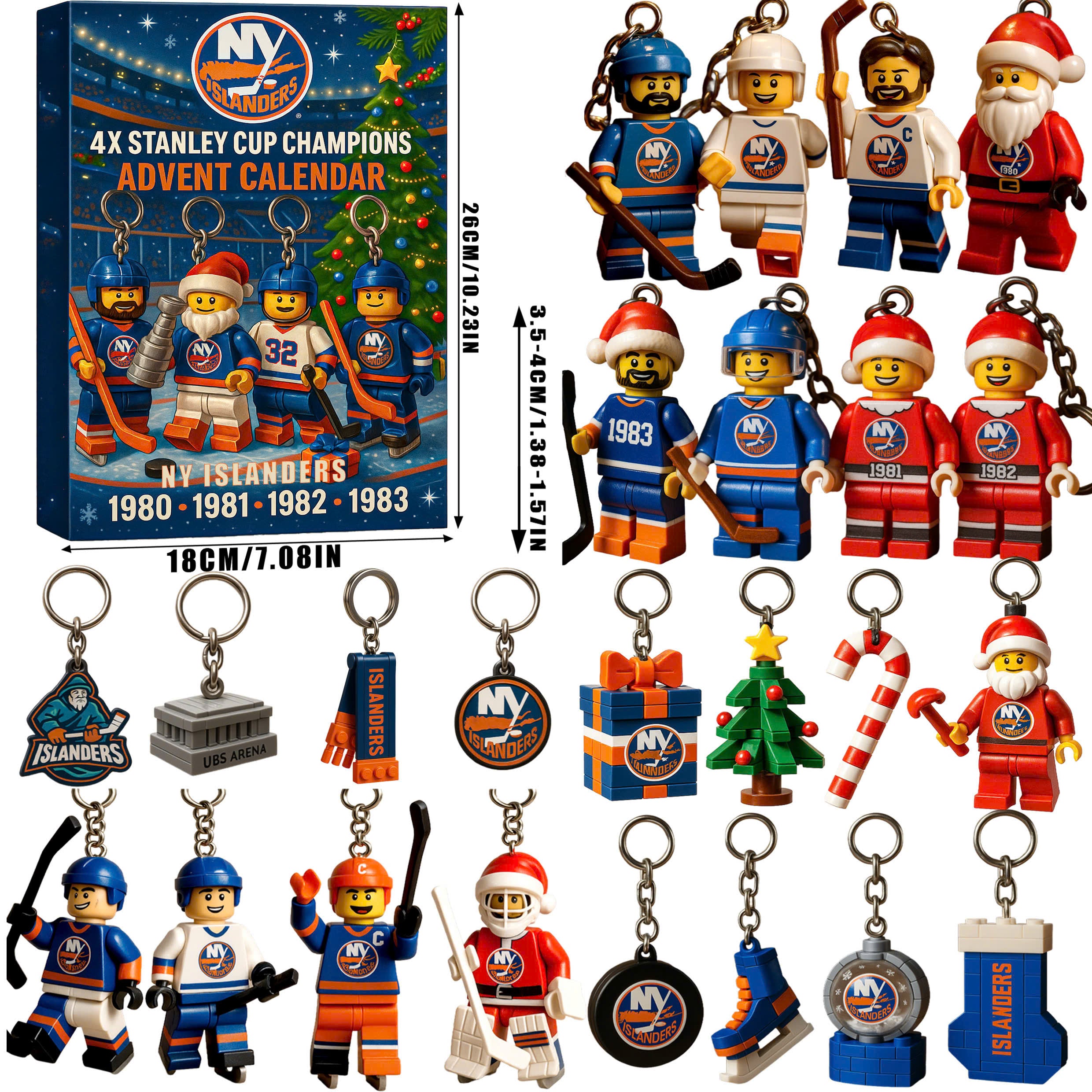 New York Islanders Advent Calendar -2D Acrylic