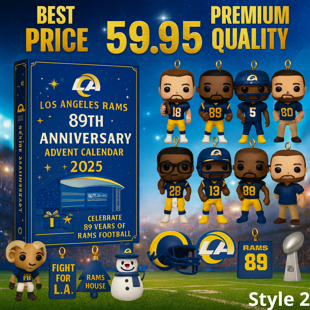 NEW Los Angeles Rams Advent Calendar -2D Acrylic