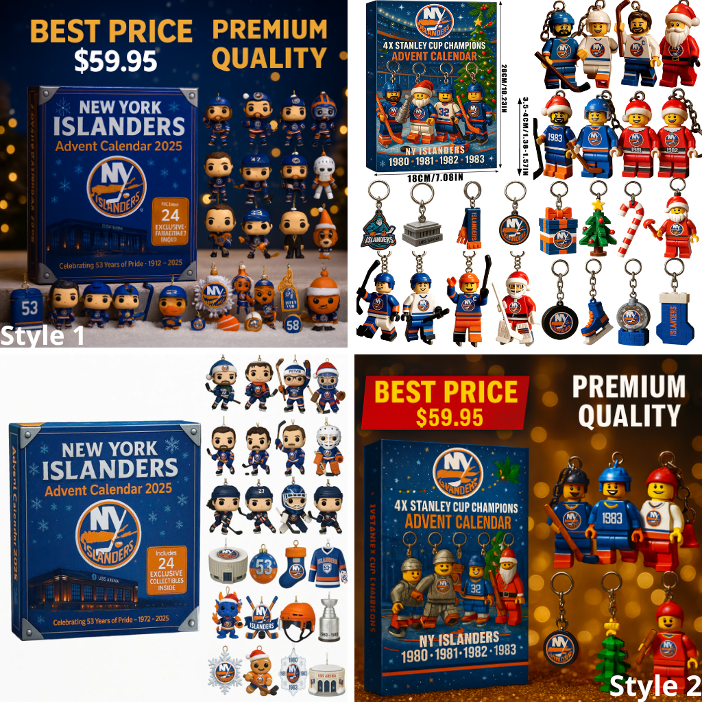 New York Islanders Advent Calendar -2D Acrylic