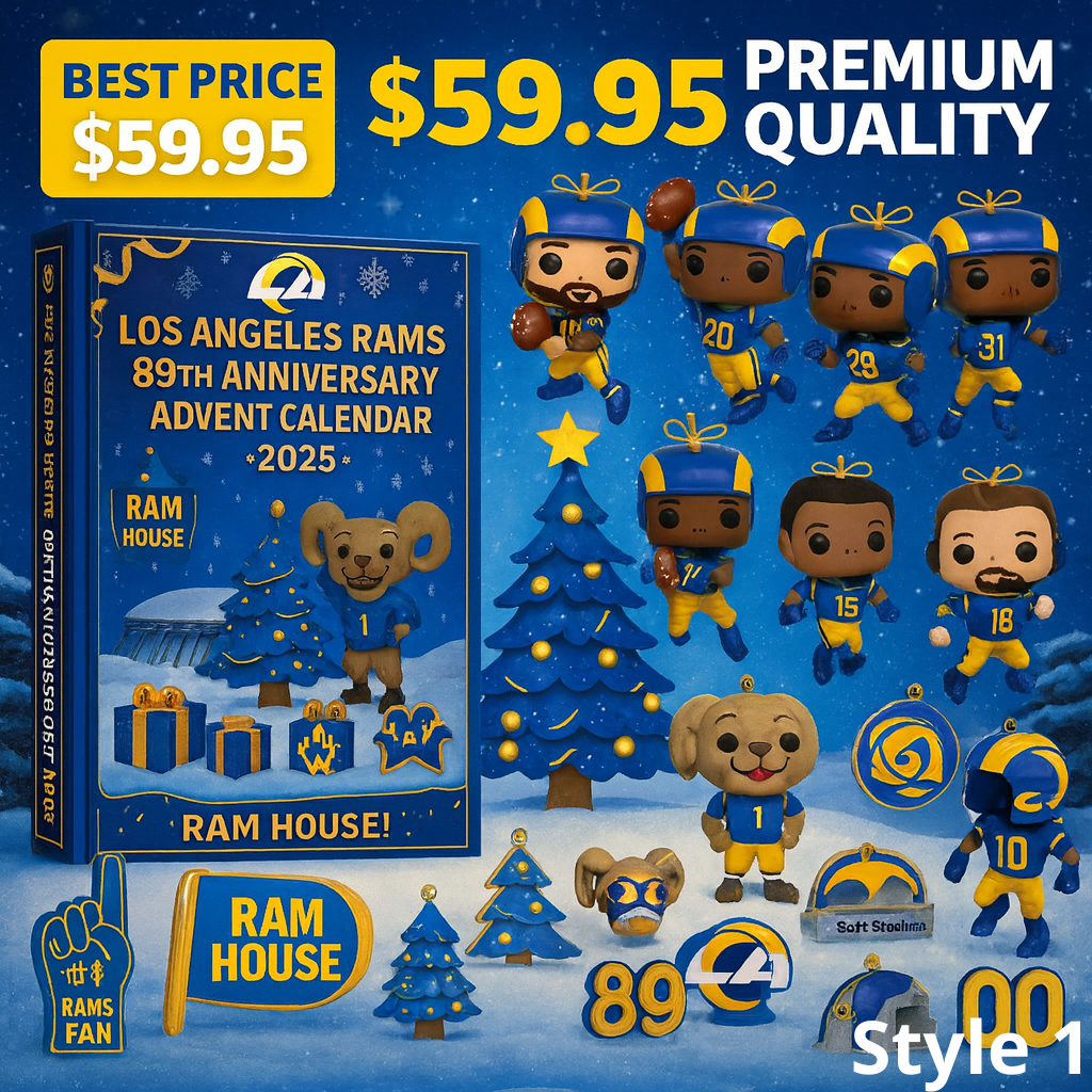 NEW Los Angeles Rams Advent Calendar -2D Acrylic