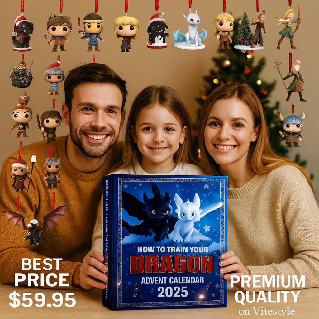 NEW Toothless Advent Calendar 2025 -2D Acrylic