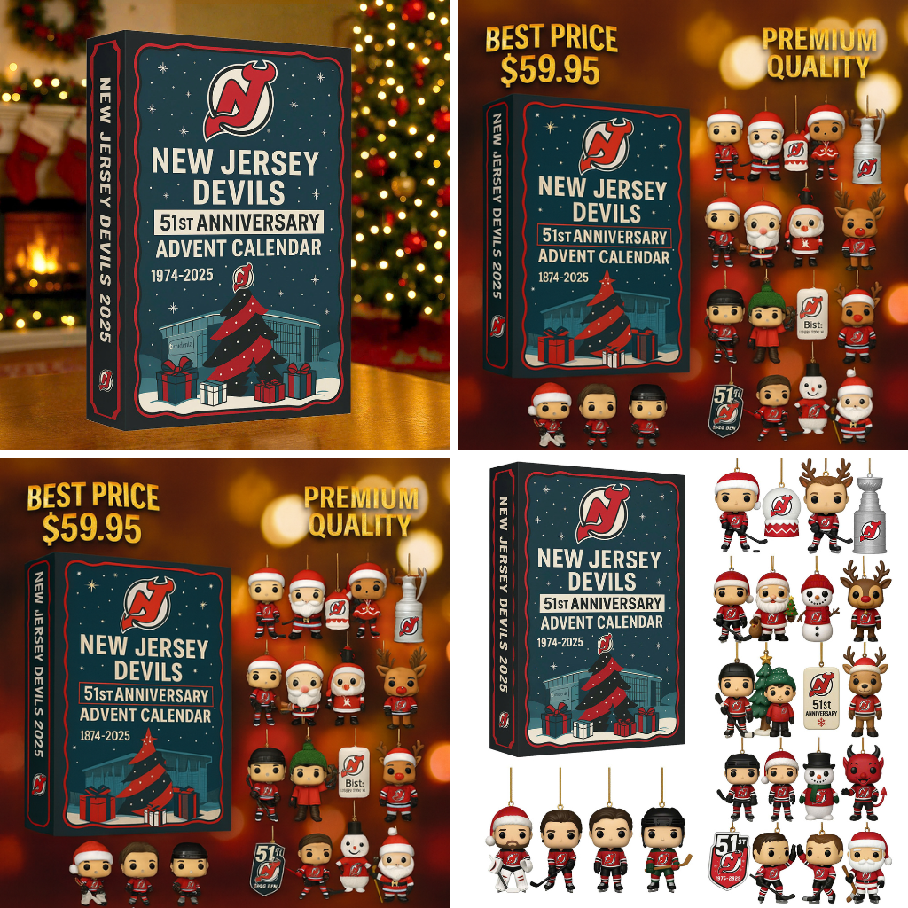 New Jersey Devils Advent Calendar -2D Acrylic