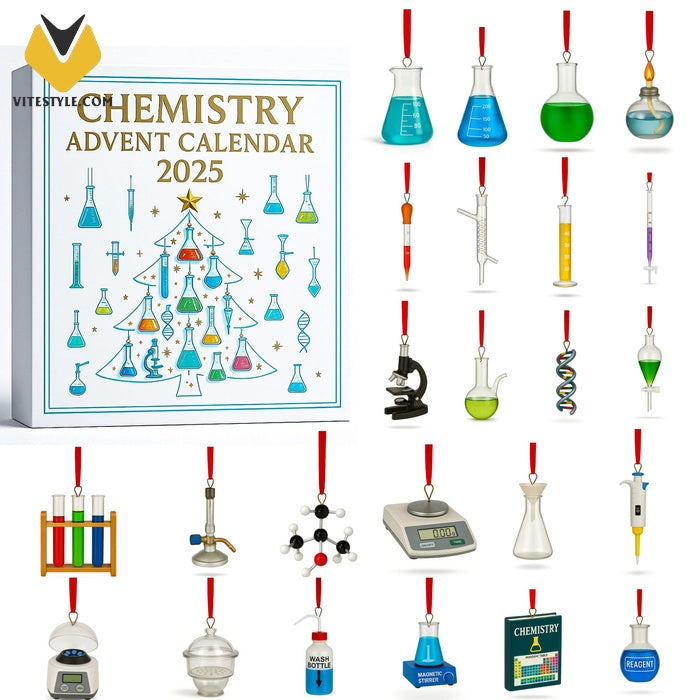 NEW Chemistry Advent Calendar -2D Acrylic