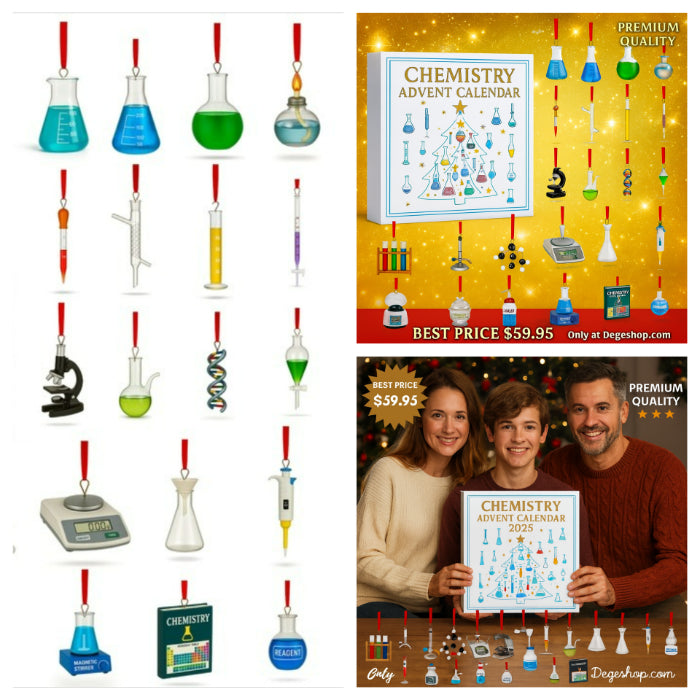 NEW Chemistry Advent Calendar -2D Acrylic