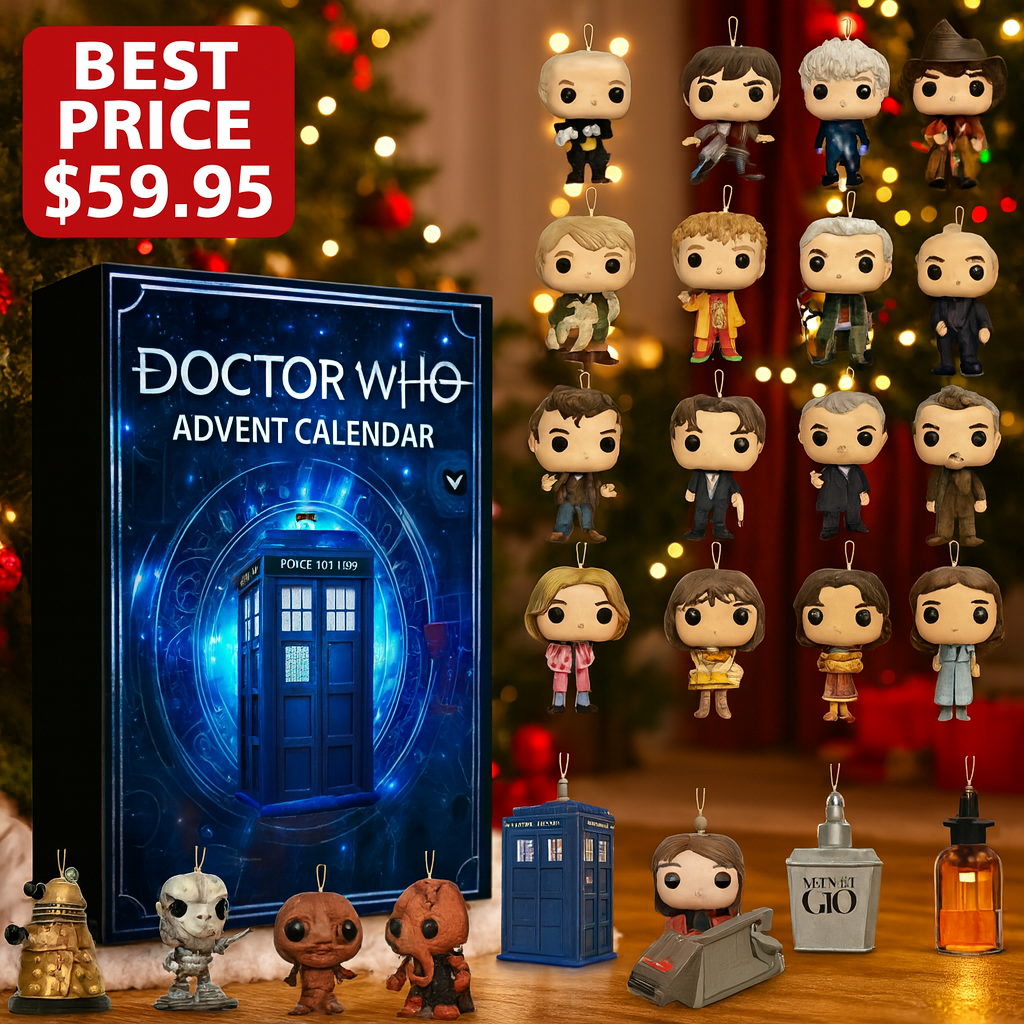 NEW Doctor Who Advent Calendar -2D Acrylic