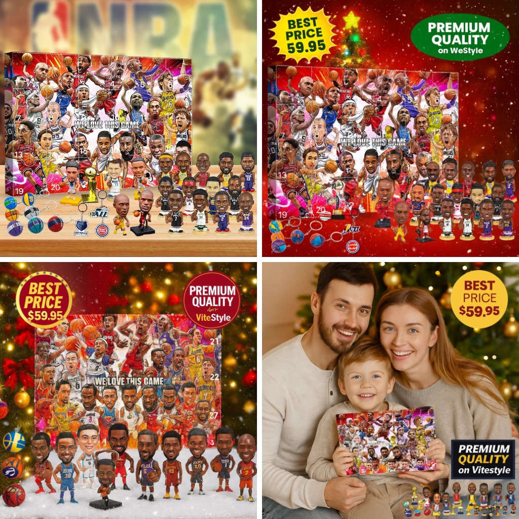 NBA Advent Calendar -2D Acrylic