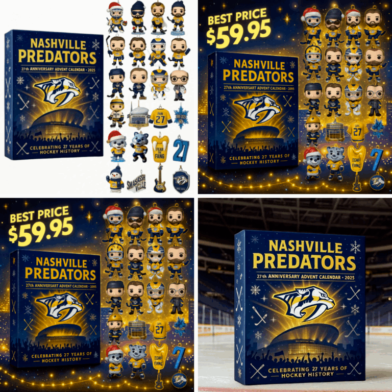 Nashville Predators Advent Calendar -2D Acrylic