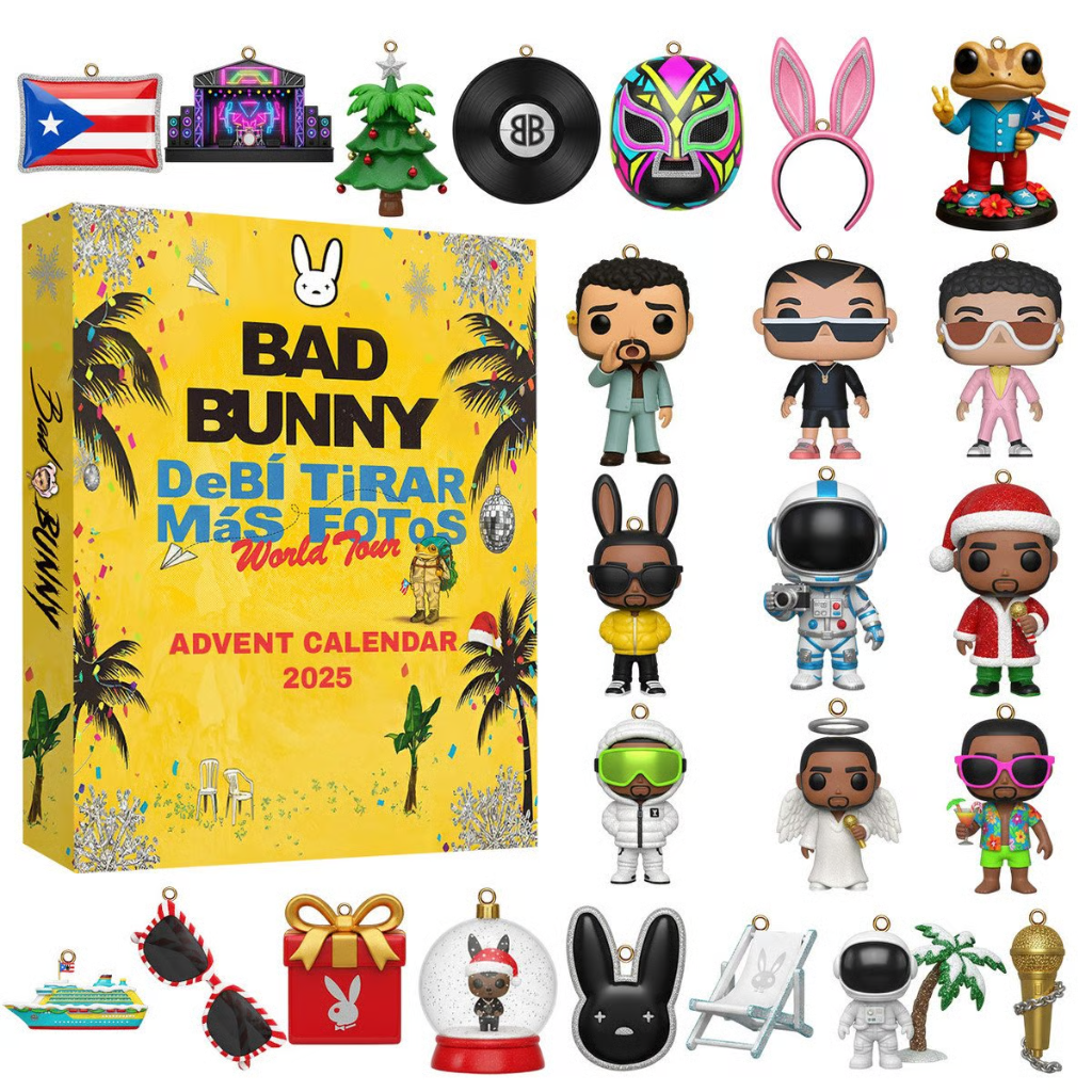 NEW Bad Bunny Advent Calendar -2D Acrylic