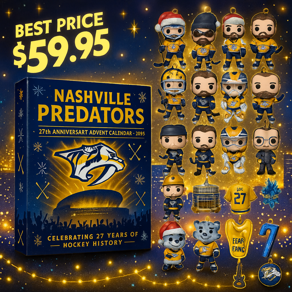 Nashville Predators Advent Calendar -2D Acrylic