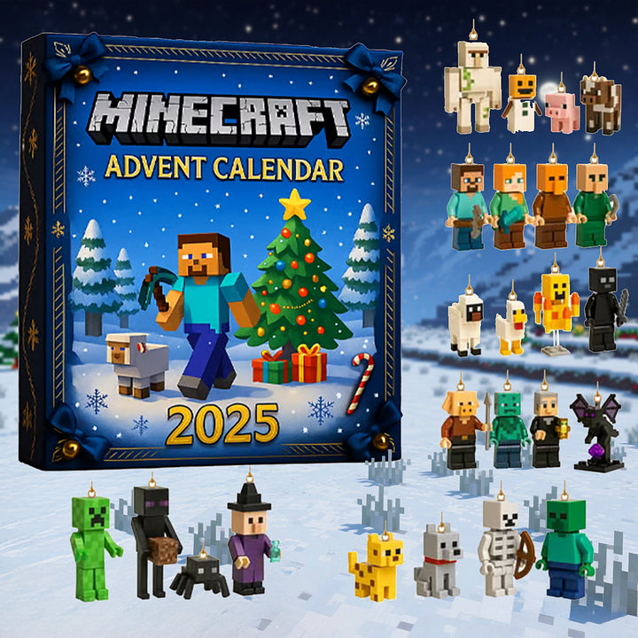 Minecraft Advent Calendar 2025 -2D Acrylic