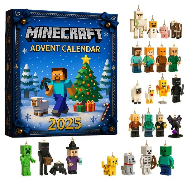 Minecraft Advent Calendar 2025 -2D Acrylic