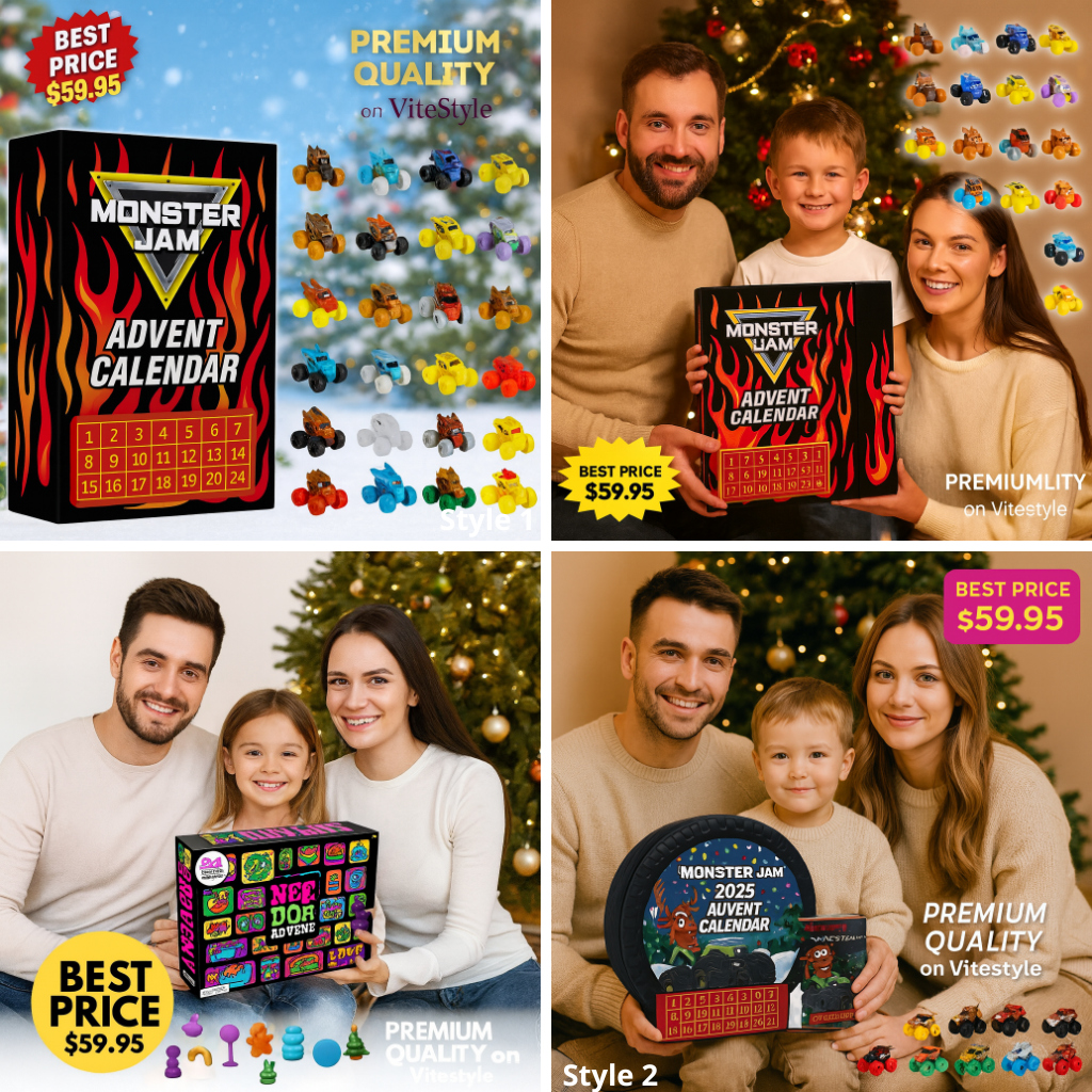 Monster Jam Advent Calendar 2025 -2D Acrylic