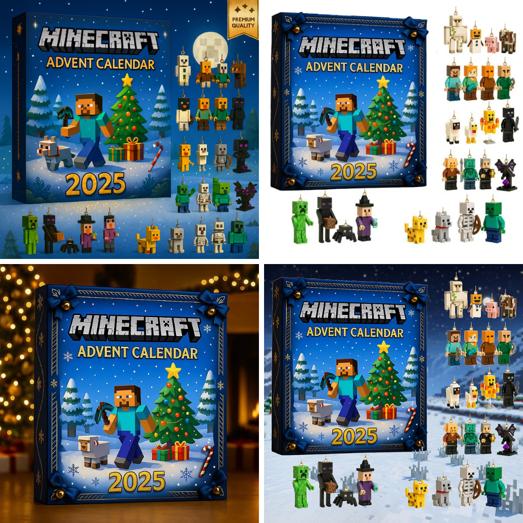 Minecraft Advent Calendar 2025 -2D Acrylic