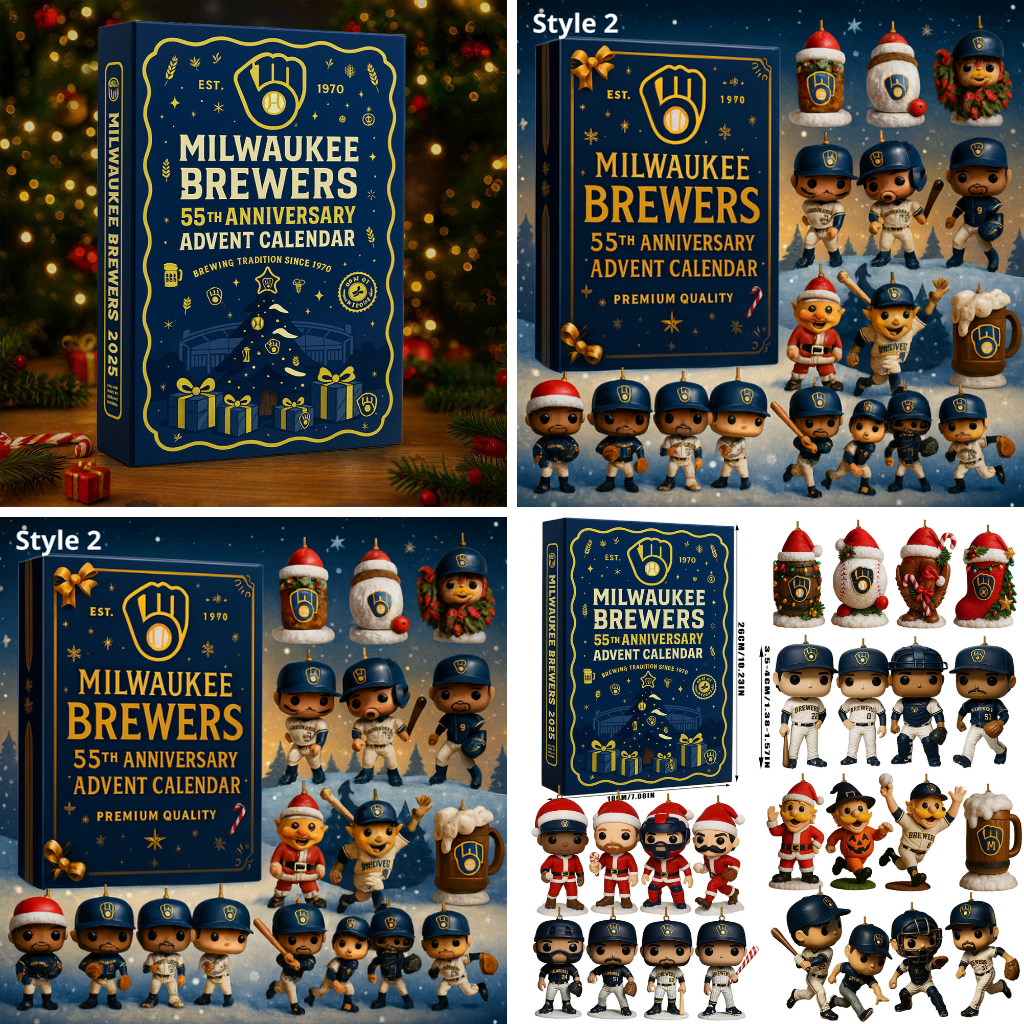 Milwaukee Brewers Advent Calendar -2D Acrylic