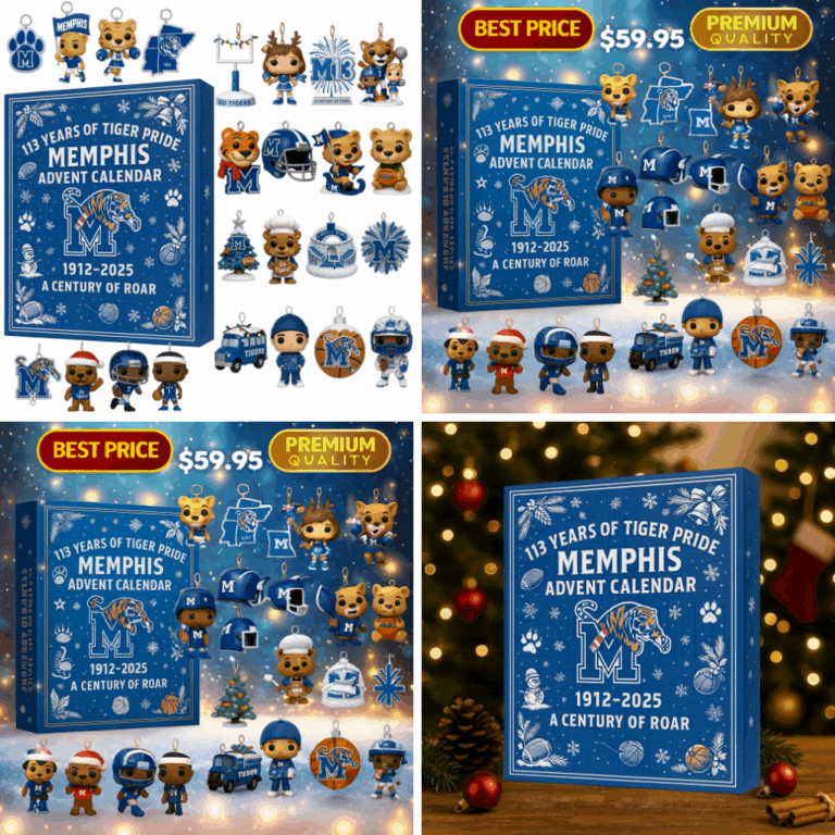 Memphis Tigers Advent Calendar -2D Acrylic
