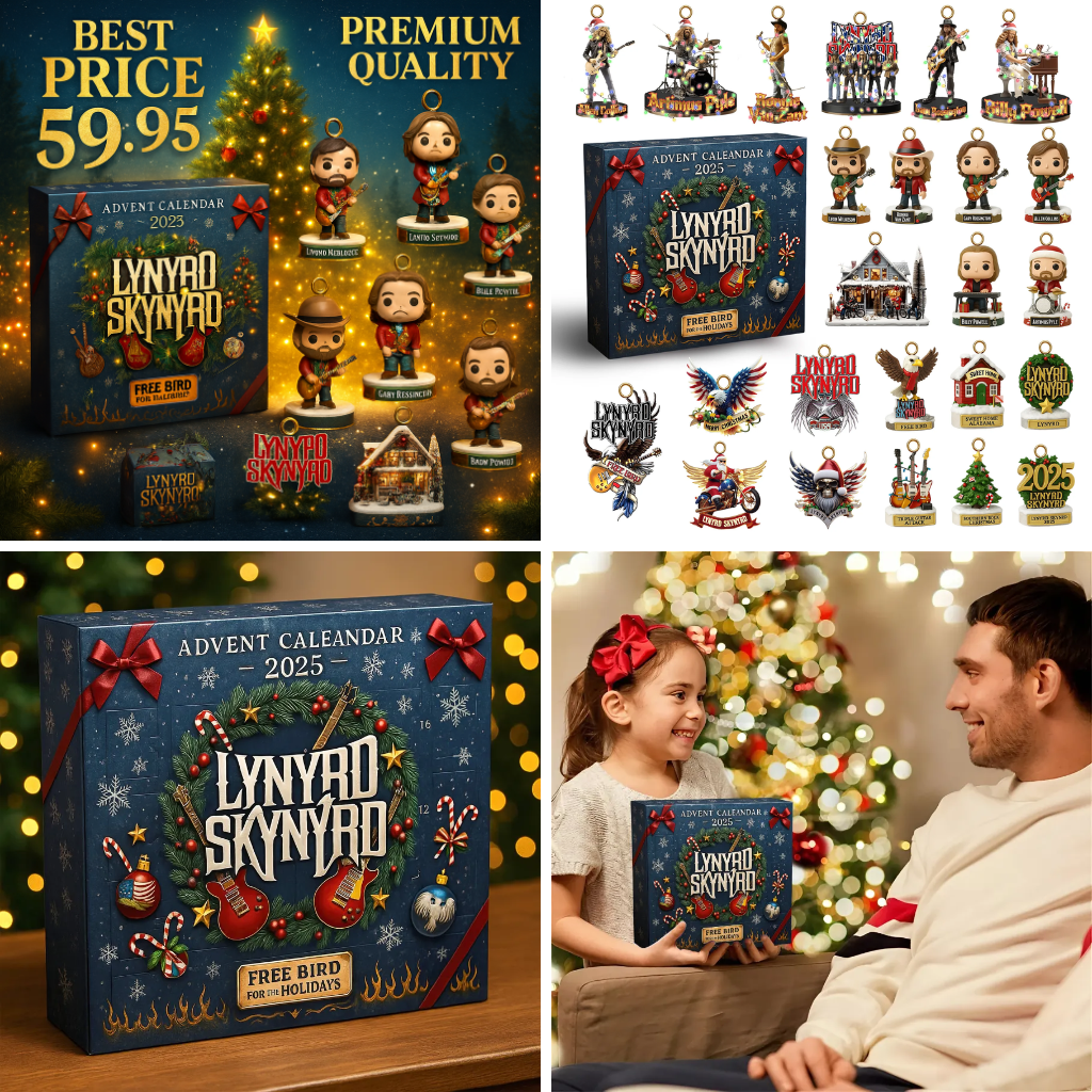 Lynyrd Skynyrd Advent Calendar -2D Acrylic