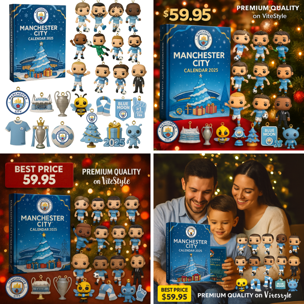 Manchester City Advent Calendar 2025 -2D Acrylic