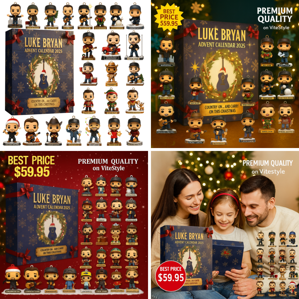 Luke Bryan Advent Calendar -2D Acrylic