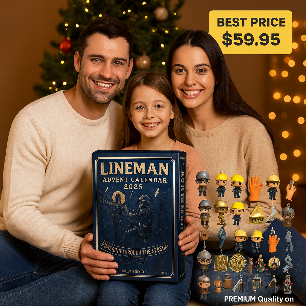 Lineman Advent Calendar -2D Acrylic