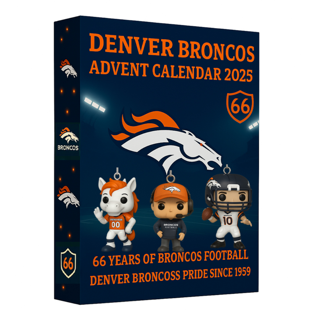 LIMITED Denver Broncos Advent Calendar -2D Acrylic