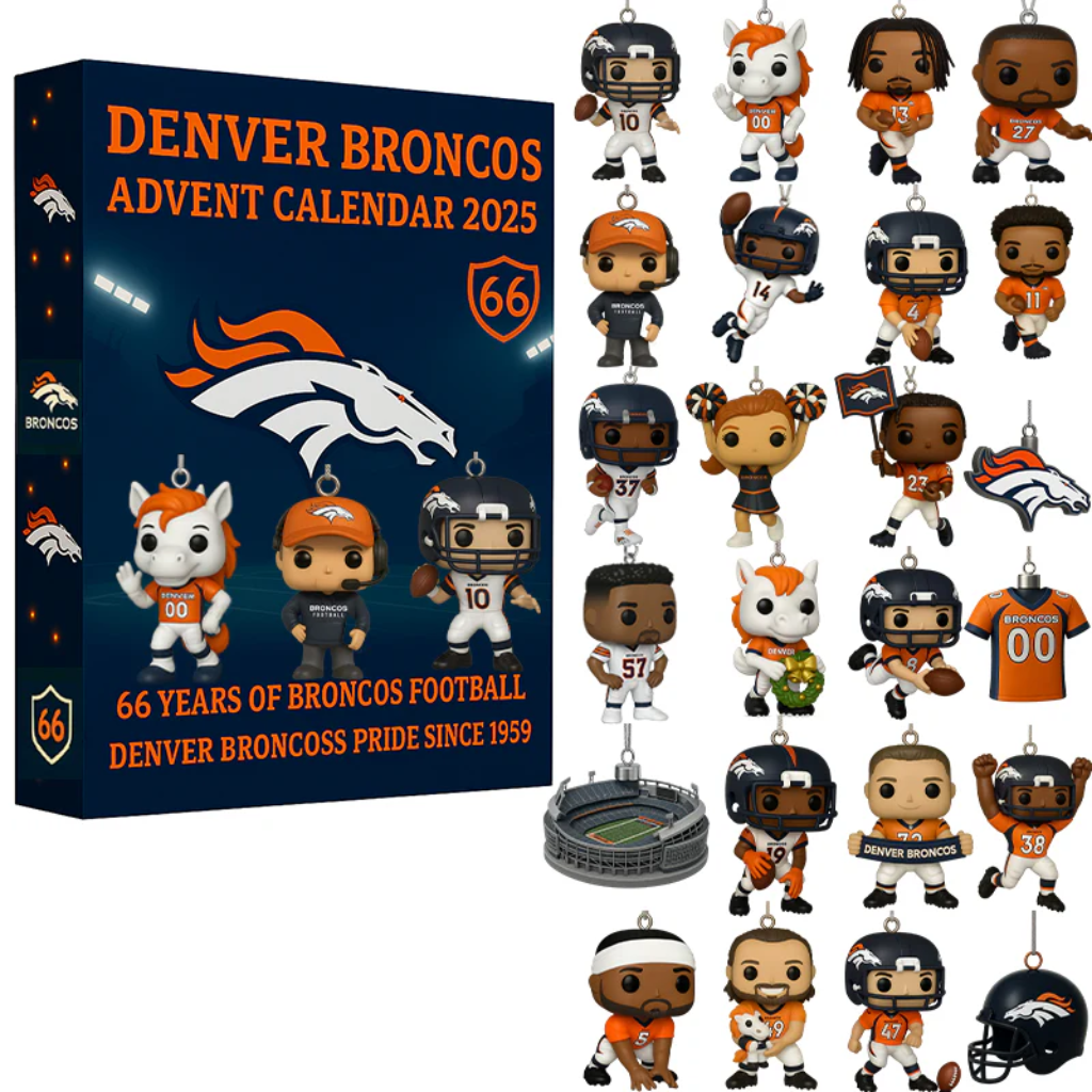 LIMITED Denver Broncos Advent Calendar -2D Acrylic