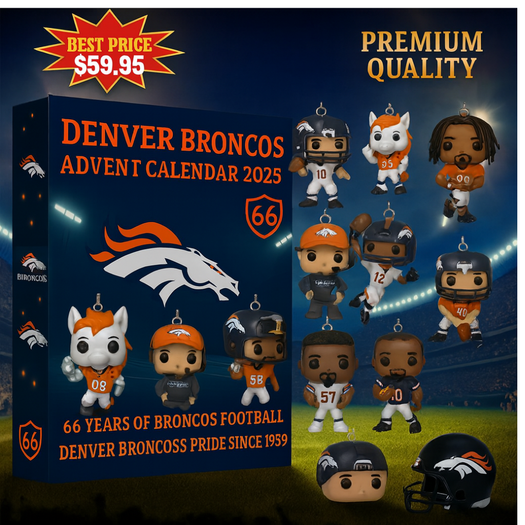 LIMITED Denver Broncos Advent Calendar -2D Acrylic