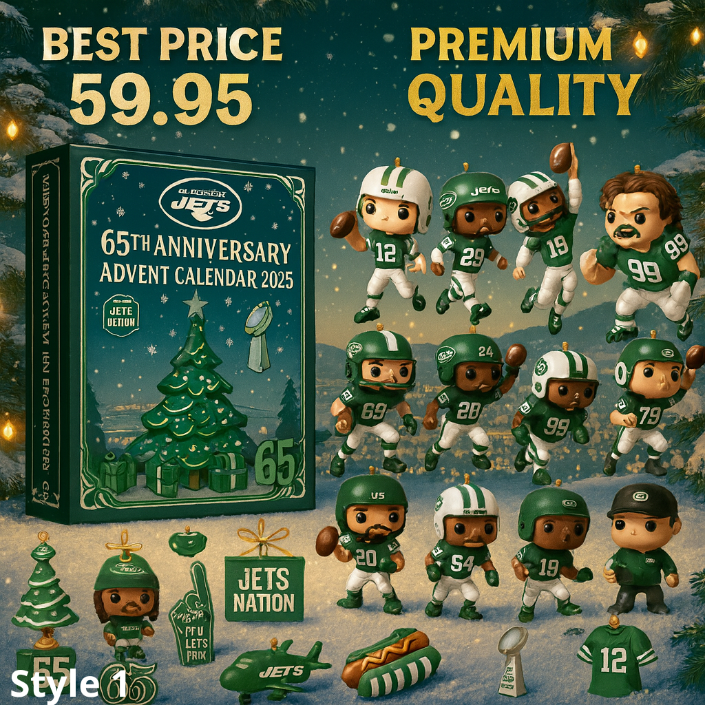 LIMITED New York Jets Advent Calendar -2D Acrylic