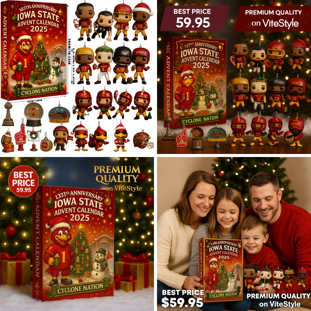 Iowa State 133rd Anniversary 2025 Advent Calendar -2D Acrylic