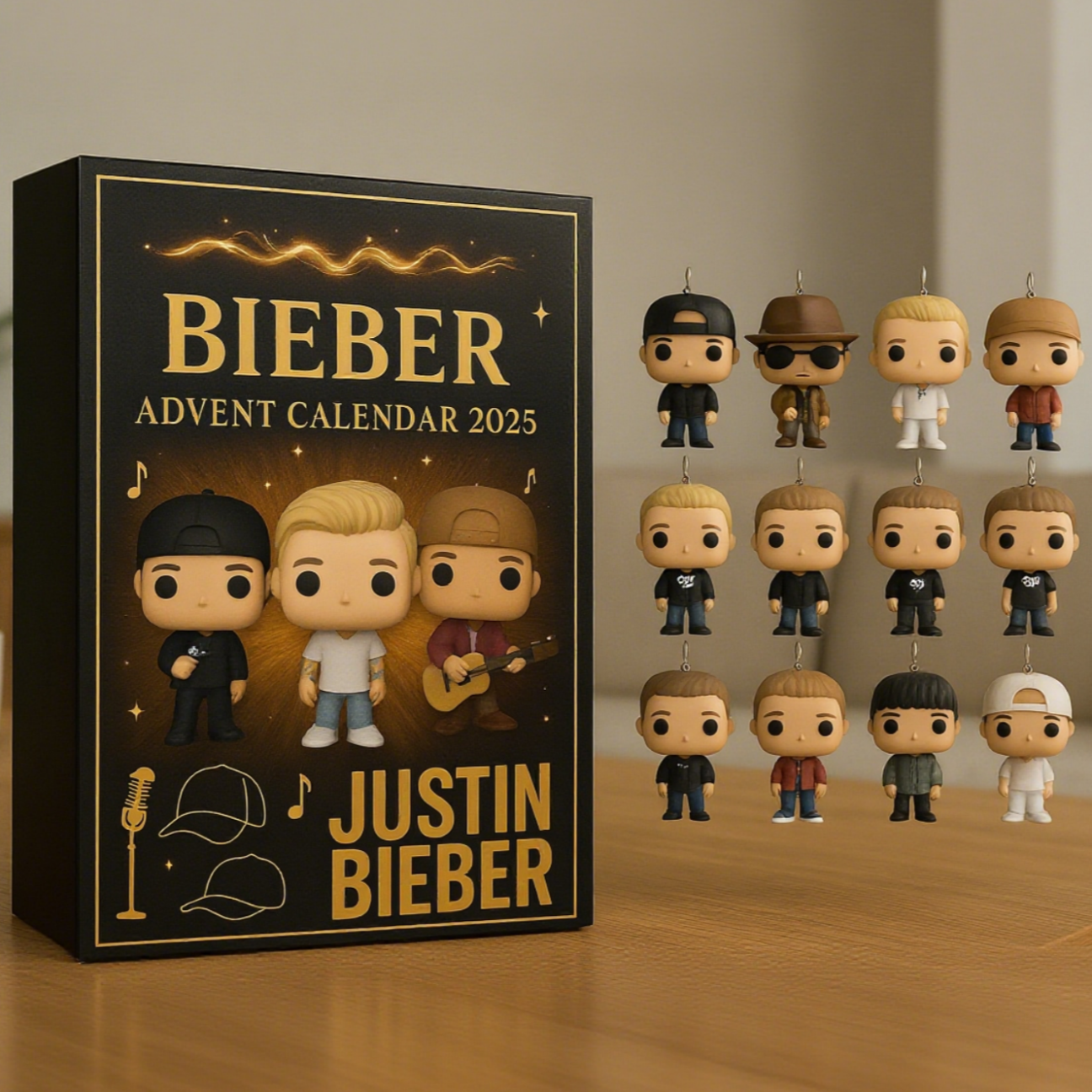 Justin Bieber Advent Calendar 2025 -2D Acrylic